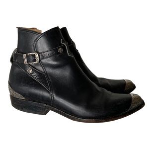 Vintage Sartore Leather + Silver Boots